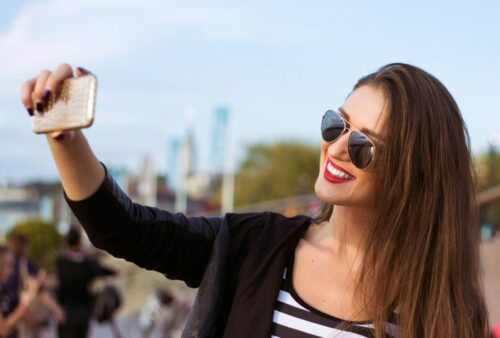 selfie en avatar animé