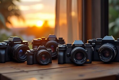 comparez les meilleurs appareils photo hybrides du moment et trouvez celui qui correspond parfaitement à vos besoins grâce à notre guide complet et facile à utiliser.