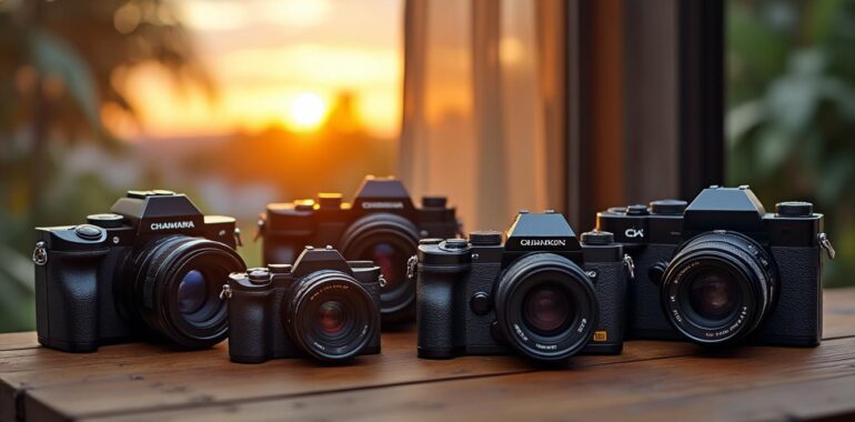 comparez les meilleurs appareils photo hybrides du moment et trouvez celui qui correspond parfaitement à vos besoins grâce à notre guide complet et facile à utiliser.