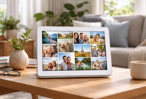 découvrez le cadre google photos, l'appareil idéal pour afficher vos meilleurs souvenirs en temps réel directement chez vous. partagez et revivez chaque moment précieux avec élégance.